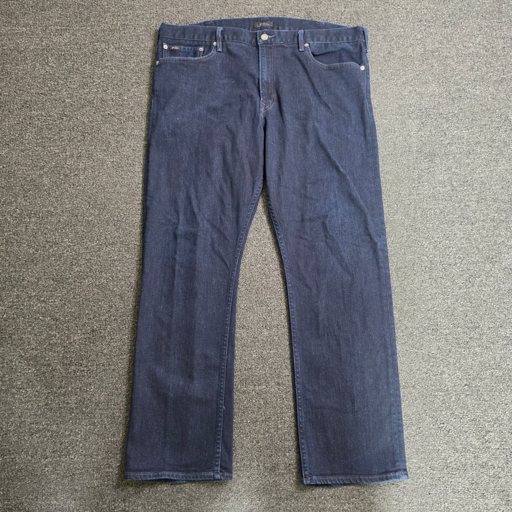 Polo Ralph Lauren Prospect Straight Jeans Dark Indigo Mens 38x30 Stretch Denim